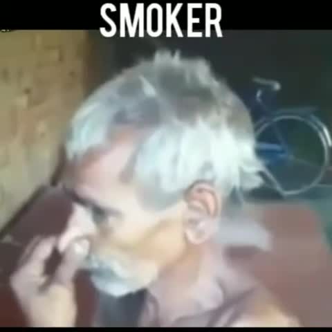 Can anyone smoke like this old man.... You cant